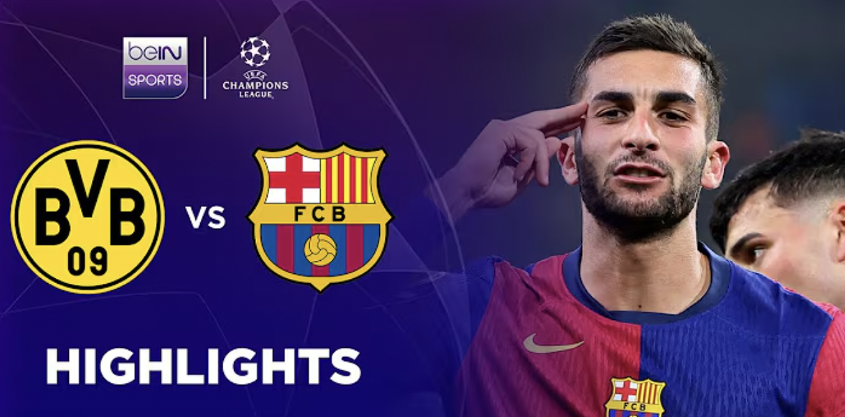 Borussia Dortmund 2-3 Barcelona | Champions League 24/25 Match Highlights